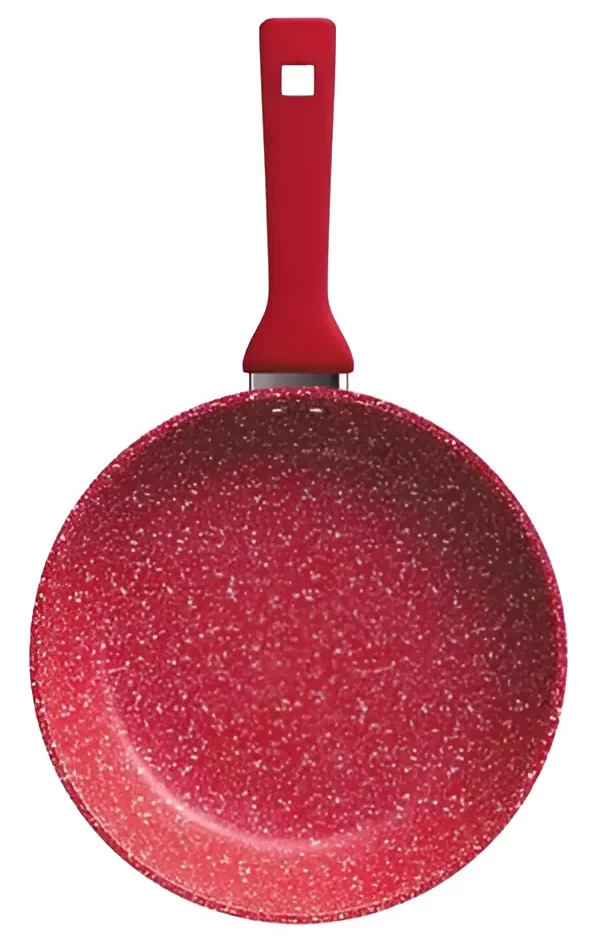 "Frigideira antiaderente de alta qualidade com cabo ergonômico para preparo de panquecas e grelhados."