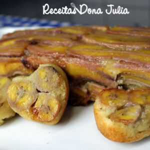 BOLO DE LARANJA COM BANANA