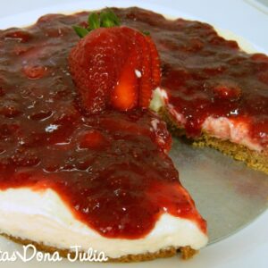 CHEESECAKE DE MORANGO
