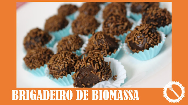 "Brigadeiro de biomassa de banana verde" "Brigadeiro de biomassa de banana verde"