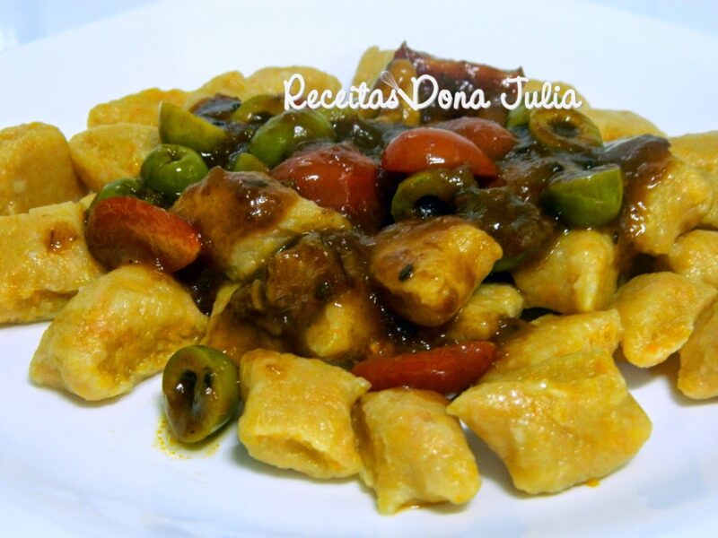 Nhoque de cenoura Nhoque de cenoura