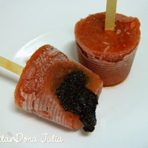 PALETAS MEXICANAS – MORANGO COM CREME DE AVELÃ CASEIRA (SEM LEITE)