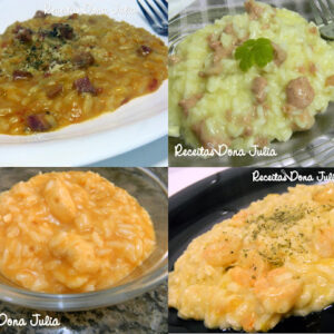 SELEÇÃO DE RISOTOS