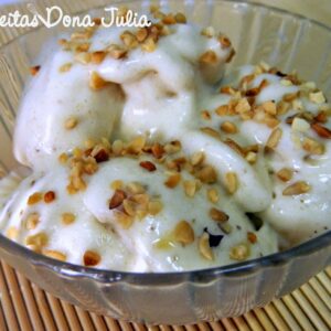 SORVETE DE BANANA (SEM LEITE, OVOS, SOJA)