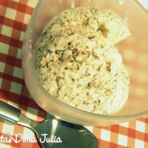 SORVETE DE FLOCOS CASEIRO