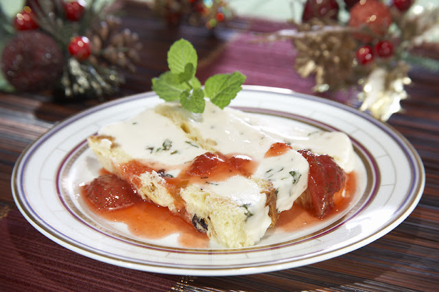 Terrine de Panettone com Uvas Passas e Frutas Cristalizadas