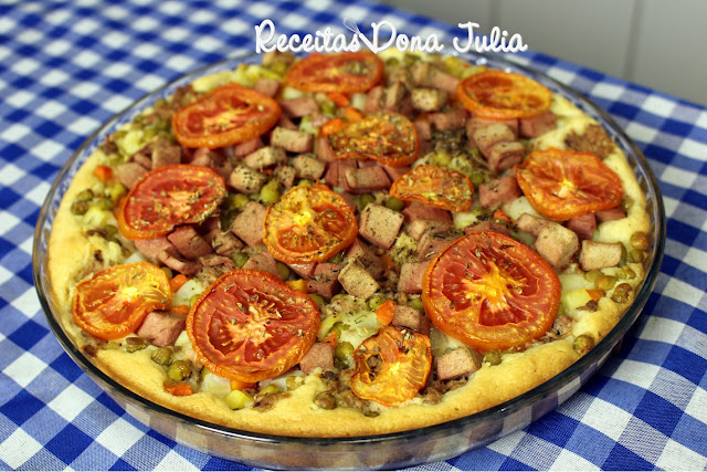 Torta de Atum com Legumes Torta de Atum com Legumes
