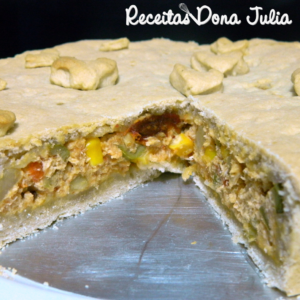 TORTA DE FRANGO (SEM LEITE, OVOS E SOJA)