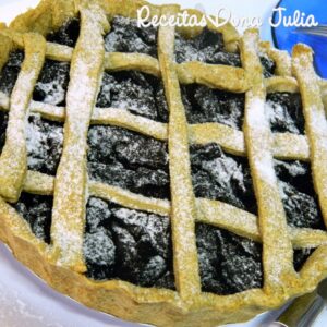 TORTA DE AMEIXA (SEM LEITE E OVOS)