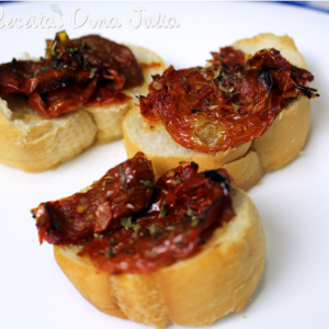 BRUSQUETA DE TOMATE SECO