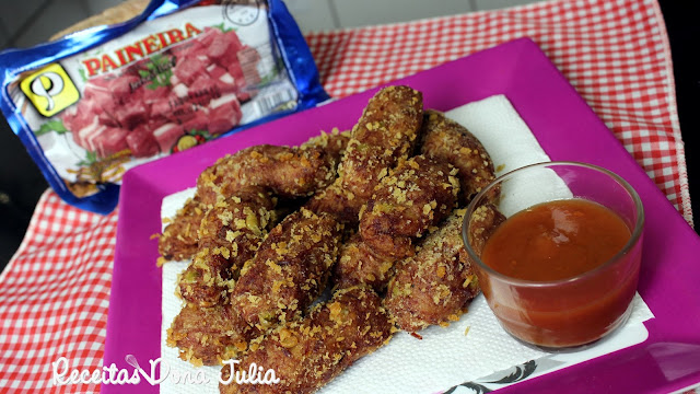 "Croquete de carne seca" "Croquete de carne seca"