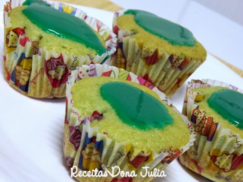 Cupcake de gelatina (sem leite, ovos e soja) Cupcake de gelatina (sem leite, ovos e soja)