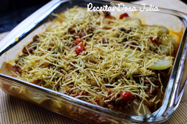 Lasanha de batata Lasanha de batata