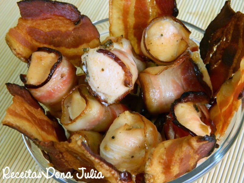 "Mini medalhão de frango" "Mini medalhão de frango"