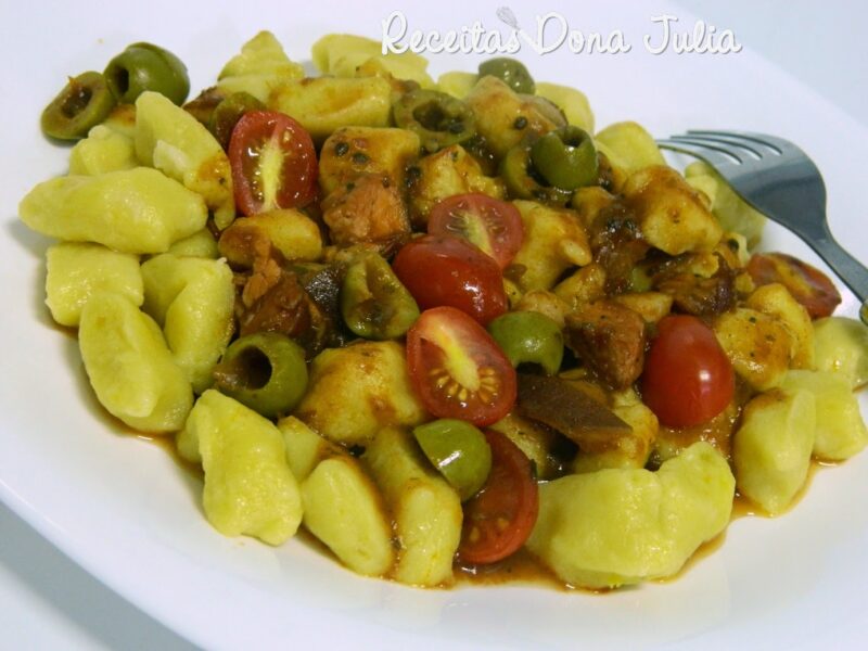 "Nhoque de mandioquinha" "Nhoque de mandioquinha"