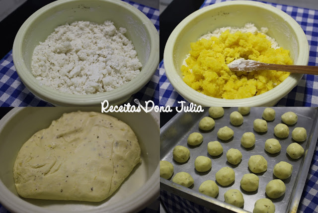 Pão de queijo vegano Pão de queijo vegano