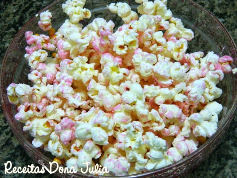 "Pipoca doce de microondas" "Pipoca doce de microondas"