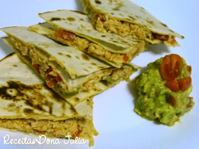 Quesadilla de frango Quesadilla de frango