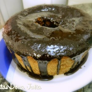 Bolo caseiro de chocolate