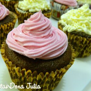 Cobertura buttercream para cupcake