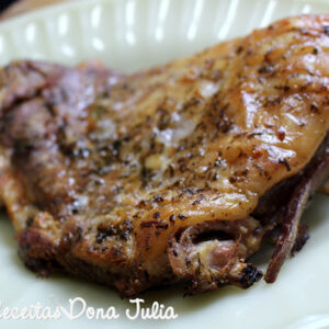 COSTELA DE PORCO ASSADA