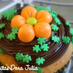 Cupcake de laranja