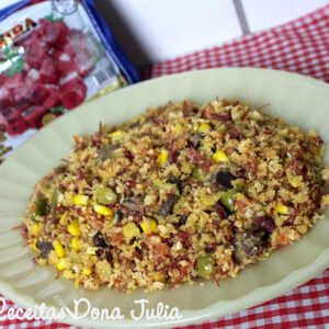 FAROFA DE CARNE SECA