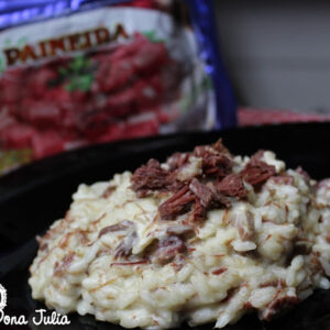 RISOTO DE CARNE SECA