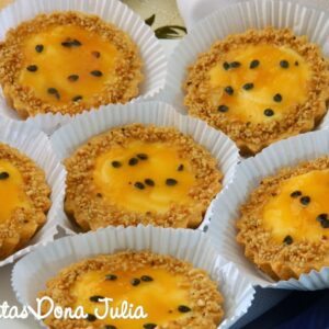 Minitorta de maracujá