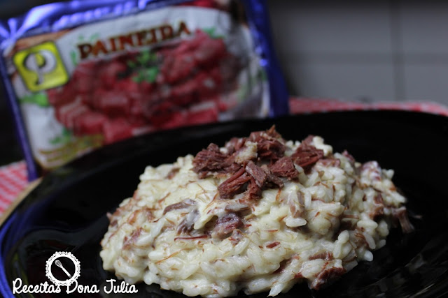 "Risoto de carne seca" "Risoto de carne seca"