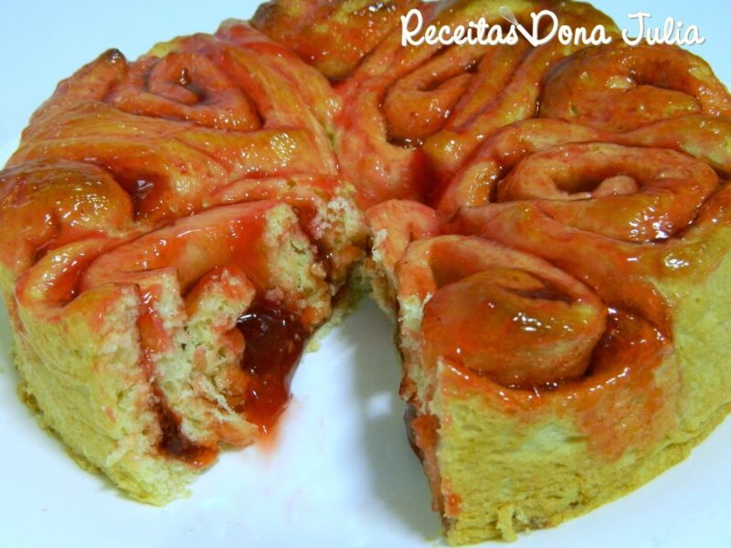 Rosca de morango Rosca de morango