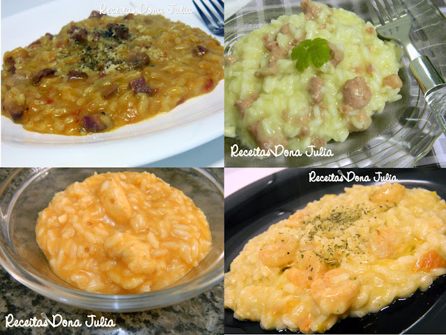 Seleção de risotos Seleção de risotos