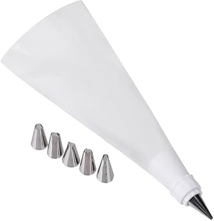 Kit de bicos de confeitar em inox e sacos descartáveis recomendado por Geisa Araujo do Receitas Dona Julia