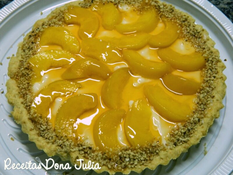 "Torta de pêssego" "Torta de pêssego"