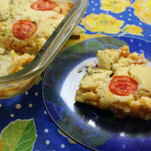 TORTA SALGADA DE LIQUIDIFICADOR SEM GLUTÉM