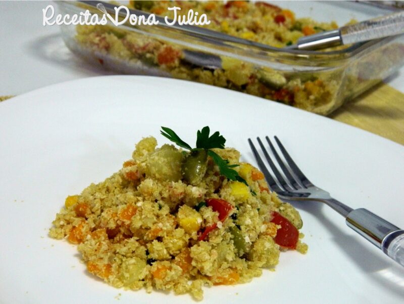 Viradinho de quinoa com legumes Viradinho de quinoa com legumes